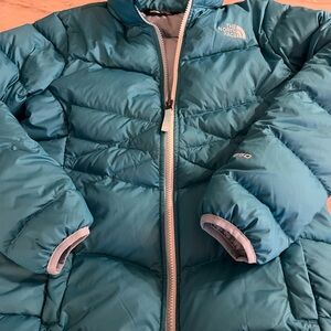 The North Face Teal Puffer Jacket